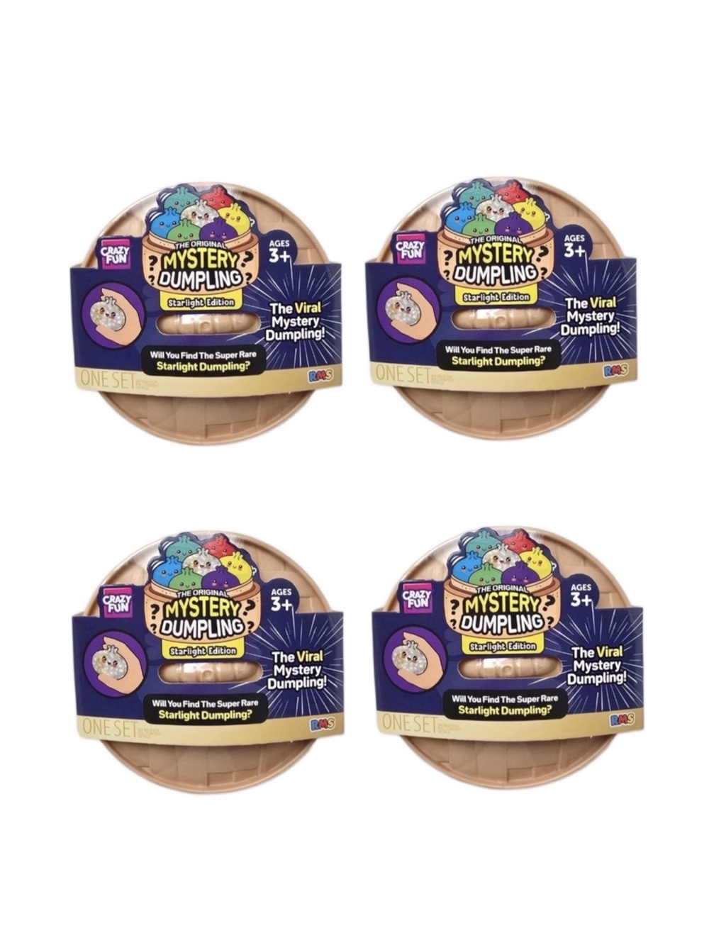 Super Rare! Rainbow Mystery Dumpling Squishy Bun Set
